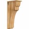 Ekena Millwork Yorktown Rough Sawn Corbel w/Backplate, Western Red Cedar, 8"W x 14"D x 30"H COR08X14X30YOR01RWR - alternate 1